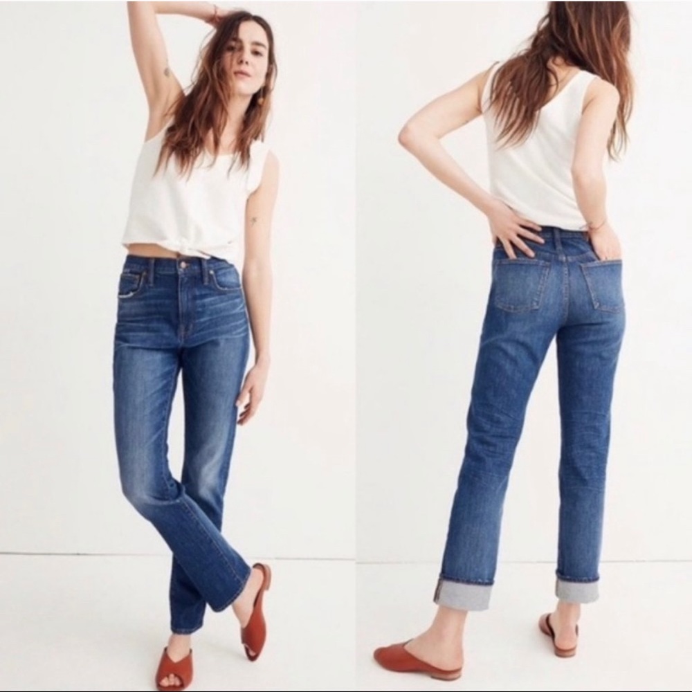 Madewell The High Rise Slim Boyjean Boyfriend Jean